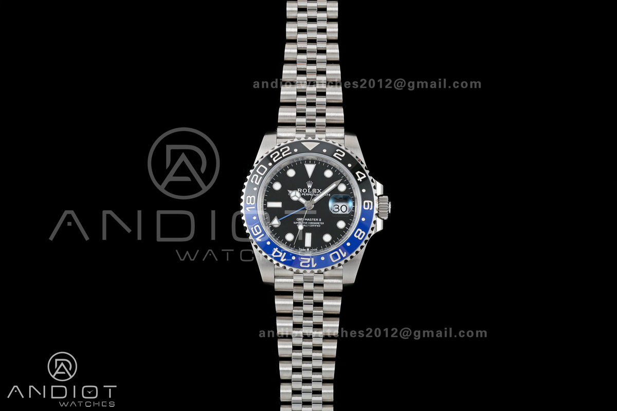 GMT-Master II 126710 BLNR 904L Steel RICH 1:1 Best Edition on Jubilee Bracelet JH3285 (Free Sprung) V2